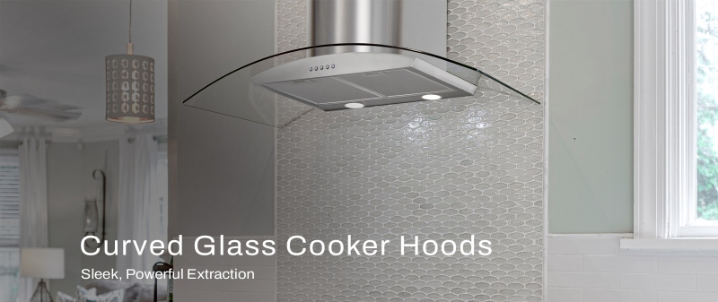curved glass cooker hoods video